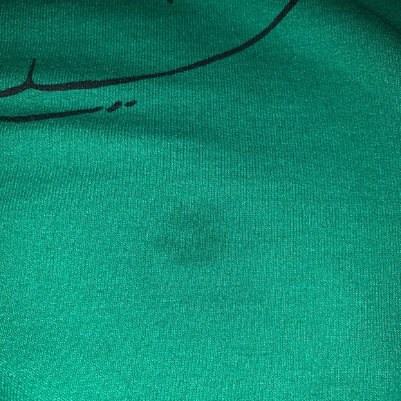 Dr. Seuss How the Grinch Stole Christmas Sweatshirt Green Juniors XS 1 - Picture 5 of 7